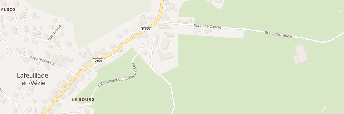 Plan du 3 Che du Puech Damas à Lafeuillade-en-Vézie