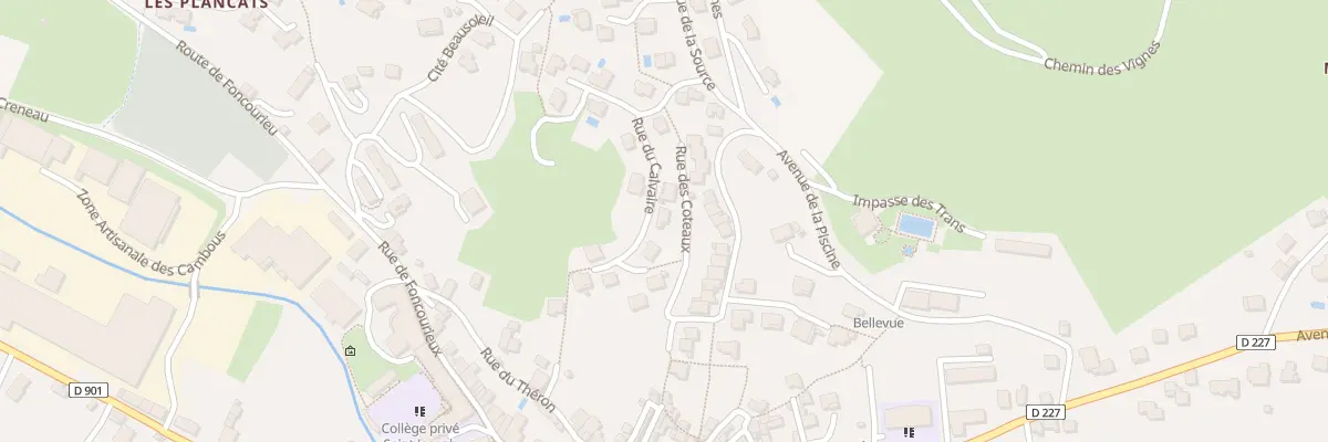 Plan du 15 Rue du Calvaire à Marcillac-Vallon