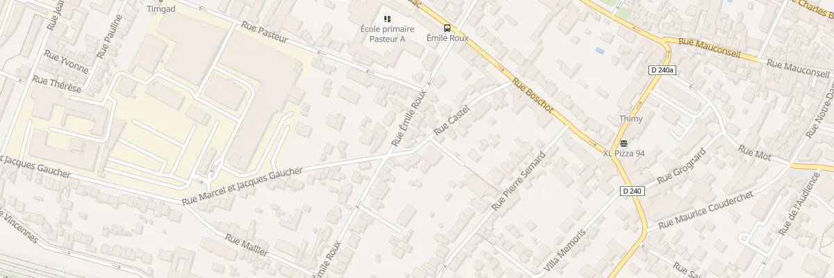 Plan du 22 Rue Castel à Fontenay-sous-Bois