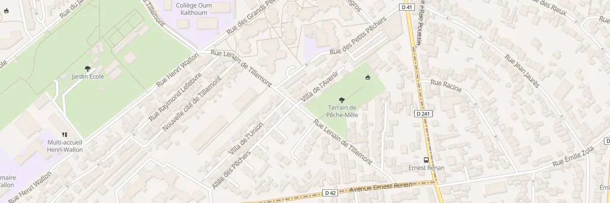 Plan du 155 Rue Lenain de Tillemont à Montreuil