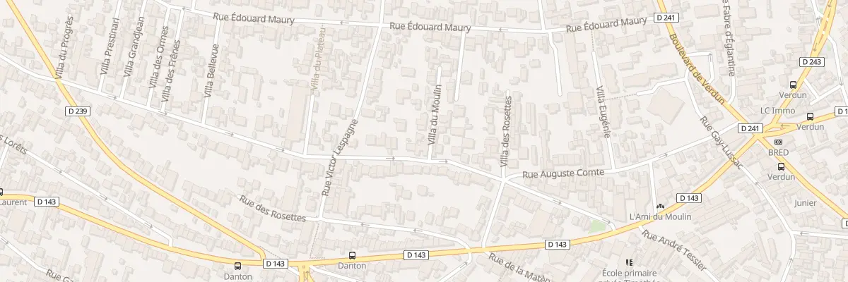 Plan du 124 Rue des Moulins à Fontenay-sous-Bois