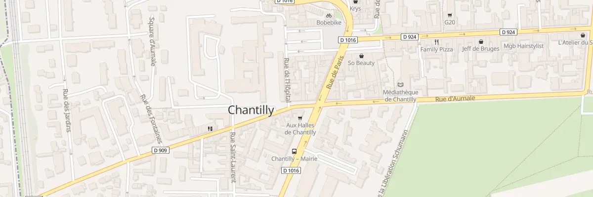 Plan du 4 Rue de Gouvieux à Chantilly