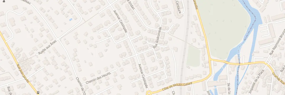 Plan du 60 Rue Andromède à Villabé