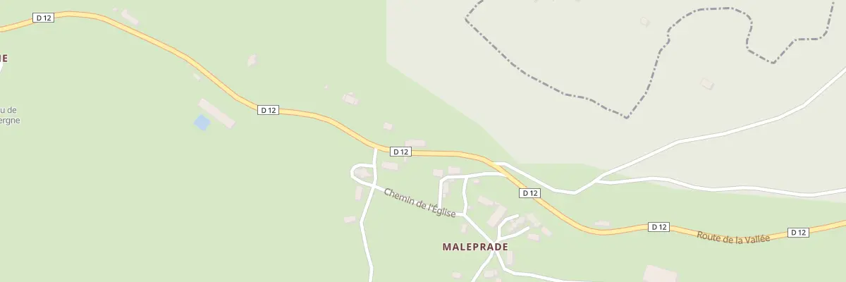 Plan du 5300 Maleprade à Anglards-de-Salers