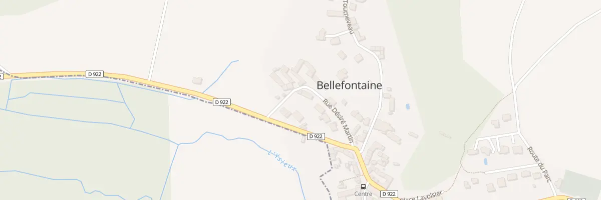 Plan du 10 Rue Désiré Martin à Bellefontaine