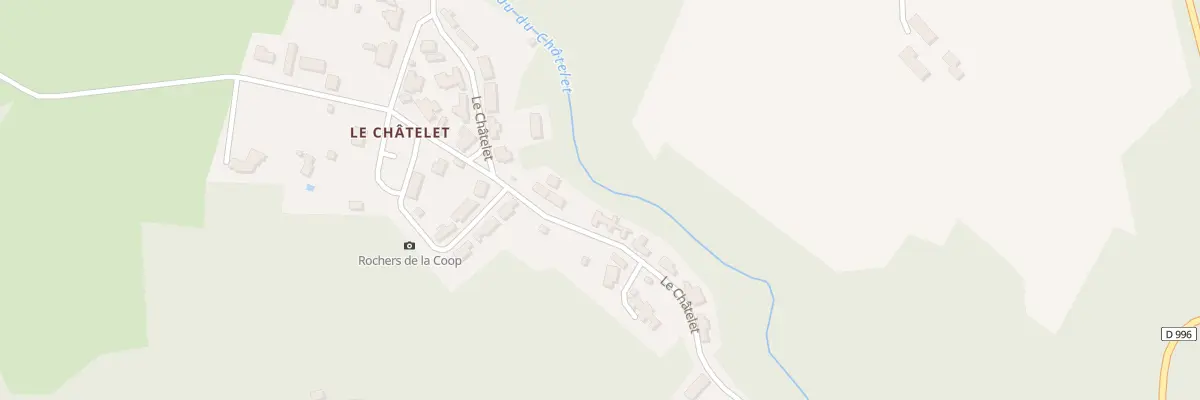 Plan du 34 Le Chatelet à Budelière