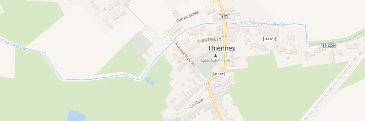 Plan du 15 Rue aux Louches à Thiennes