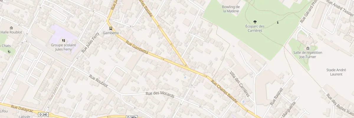 Plan du 89 Rue Charles Bassée à Fontenay-sous-Bois