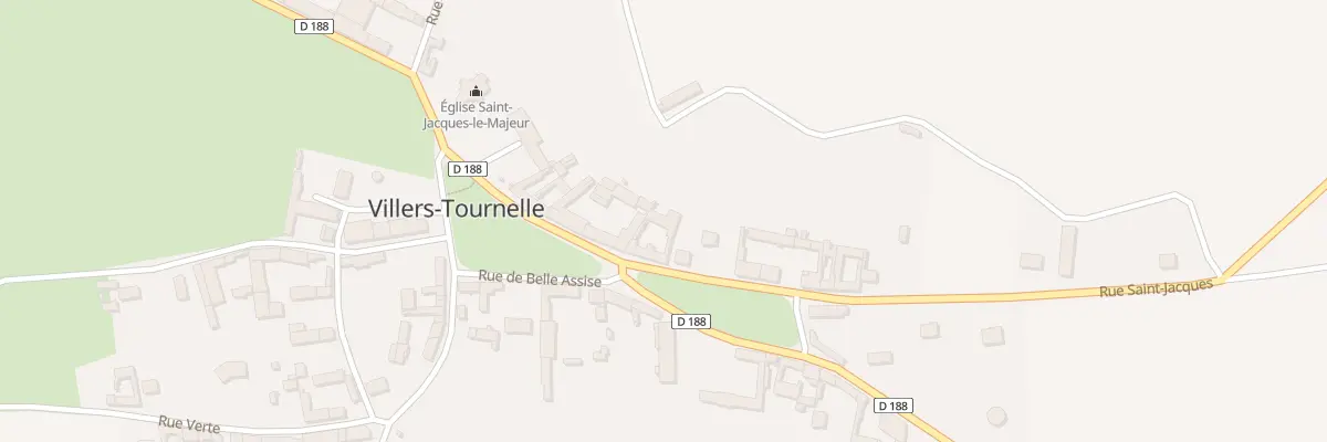 Plan du 17 Rue Saint Jacques à Villers-Tournelle