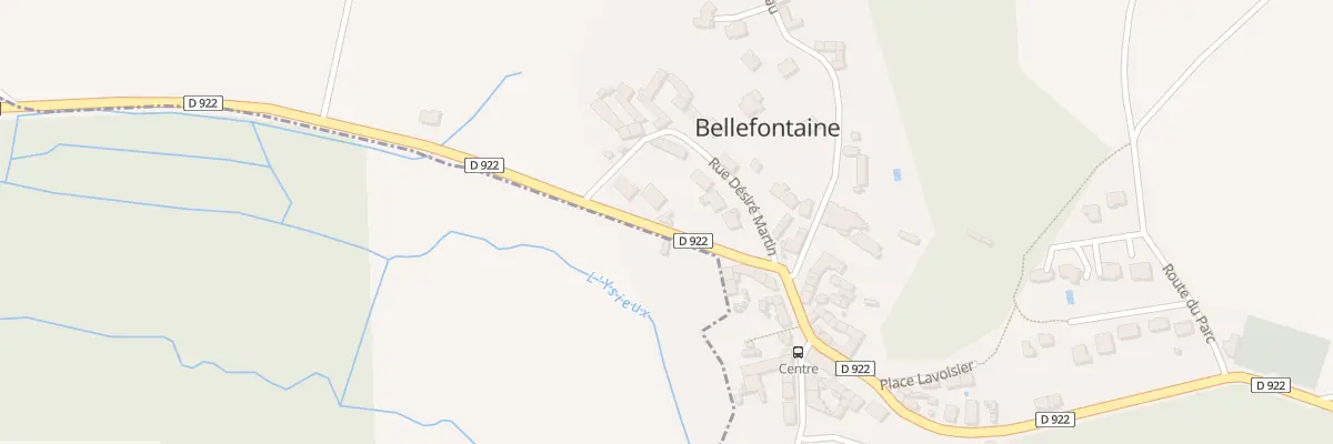 Plan du 6 Rte Nationale 322 à Bellefontaine
