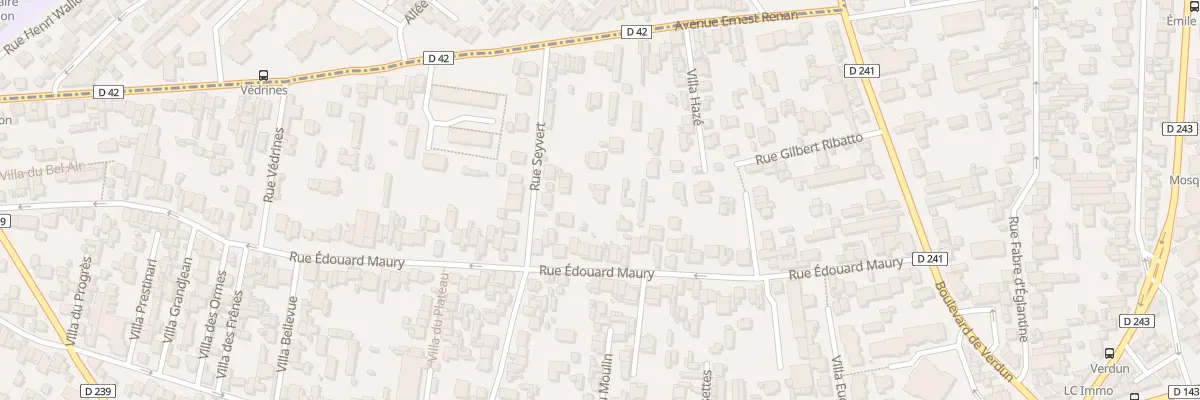 Plan du 62 Rue Édouard Maury à Fontenay-sous-Bois