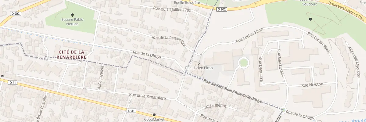 Plan du 105 Rue de la Dhuys à Noisy-le-Sec