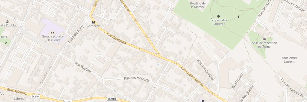Plan du 4 Rue Gambetta à Fontenay-sous-Bois