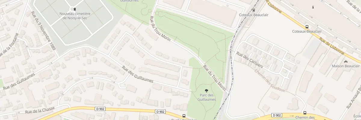 Plan du 11 Rue Simone Beauvoir à Noisy-le-Sec
