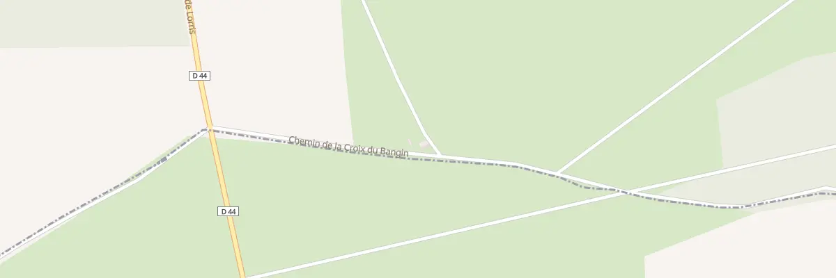 Plan du 1 Che de la Croix du Bangin à Beauchamps-sur-Huillard