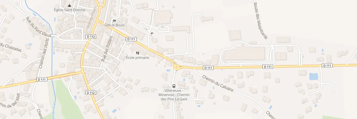 Plan du 47 Av du Jeu de Mail à Villeneuve-Minervois