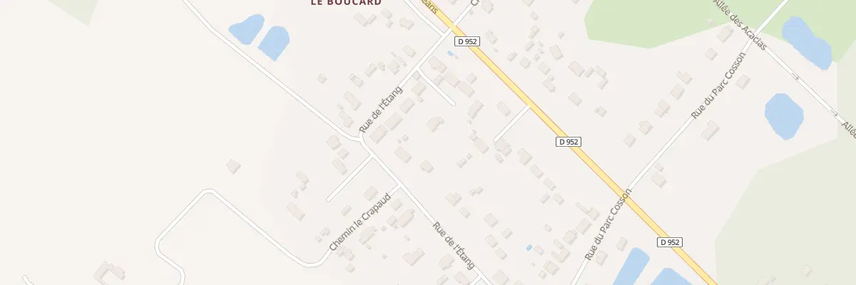 Plan du 922 Rue de l’Etang à Ouzouer-sur-Loire