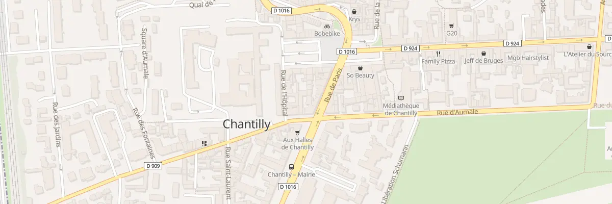 Plan du 2 Rue de Gouvieux à Chantilly