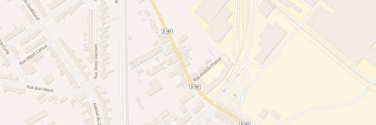 Plan du 17B Rue Anatole France à Isbergues