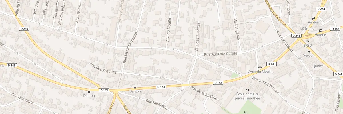 Plan du 147 Rue des Moulins à Fontenay-sous-Bois