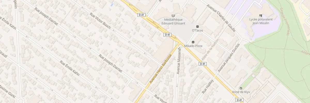 Plan du 4 Rue Victor Basch au Blanc-Mesnil