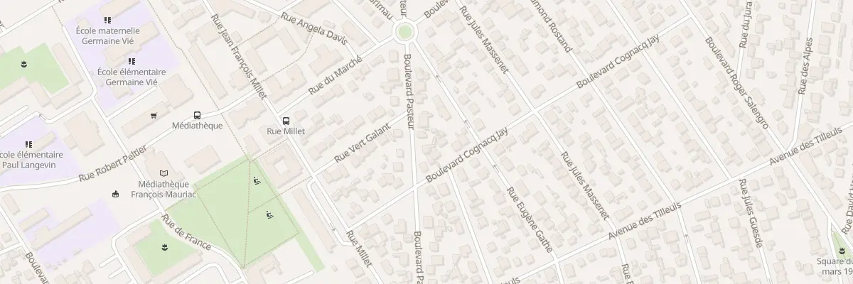 Plan du 26 Bd Pasteur à Goussainville