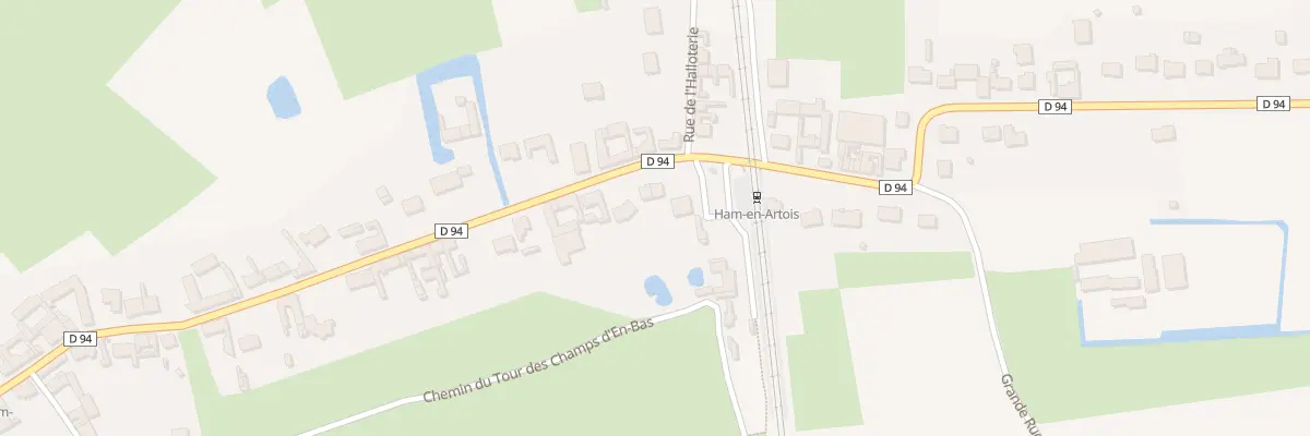 Plan du 64 Rue de la Gare à Ham-en-Artois