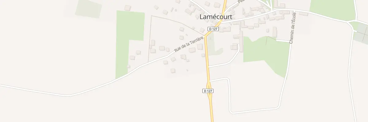 Plan du 5 Rue de la Terrière à Lamécourt