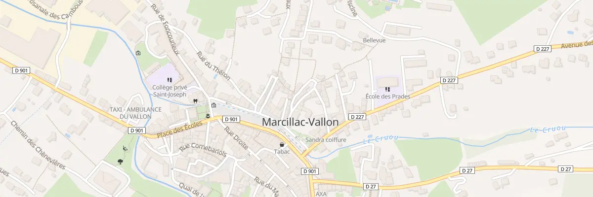 Plan du 20 Rue du Barry à Marcillac-Vallon