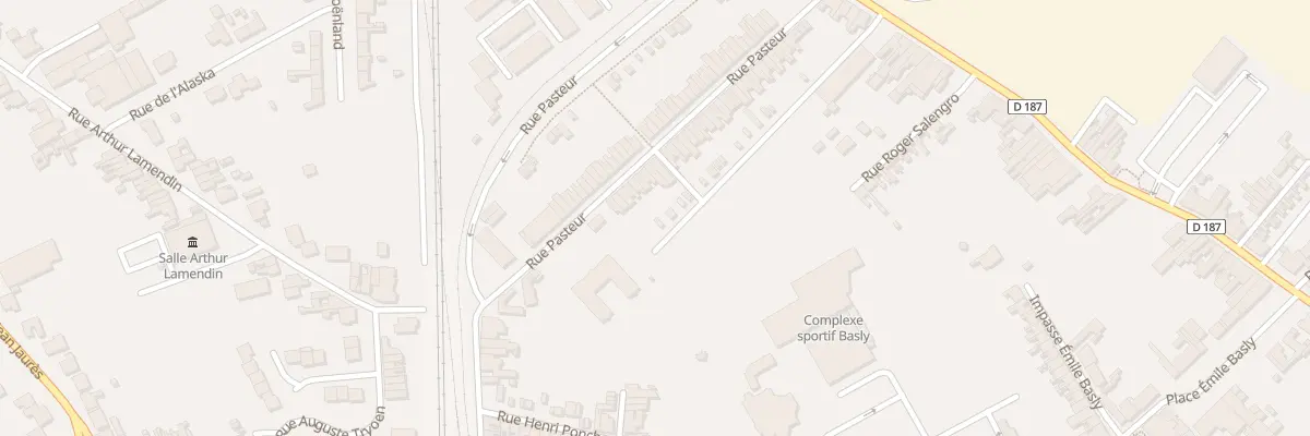 Plan du 59 Rue Pasteur à Isbergues