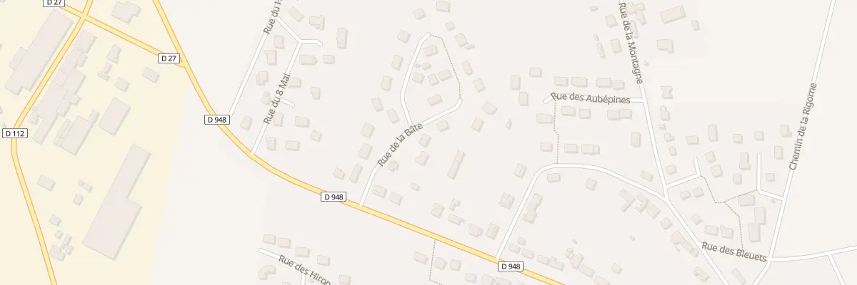 Plan du 8 Rue de la Bâte à Puiseaux