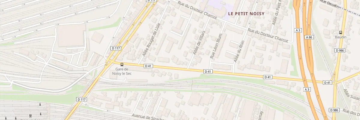 Plan du 29 Av d’Alsace Lorraine à Noisy-le-Sec