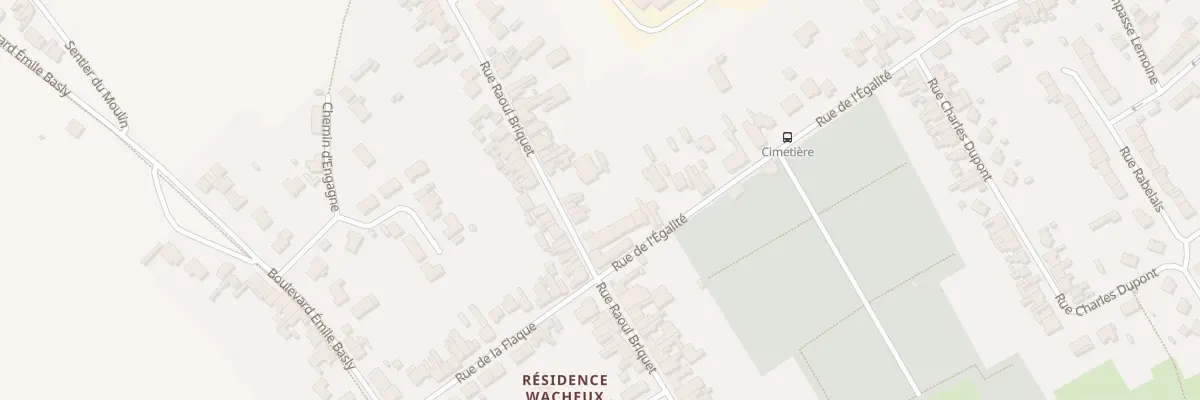 Plan du 170 Rue Raoul Briquet à Auchel