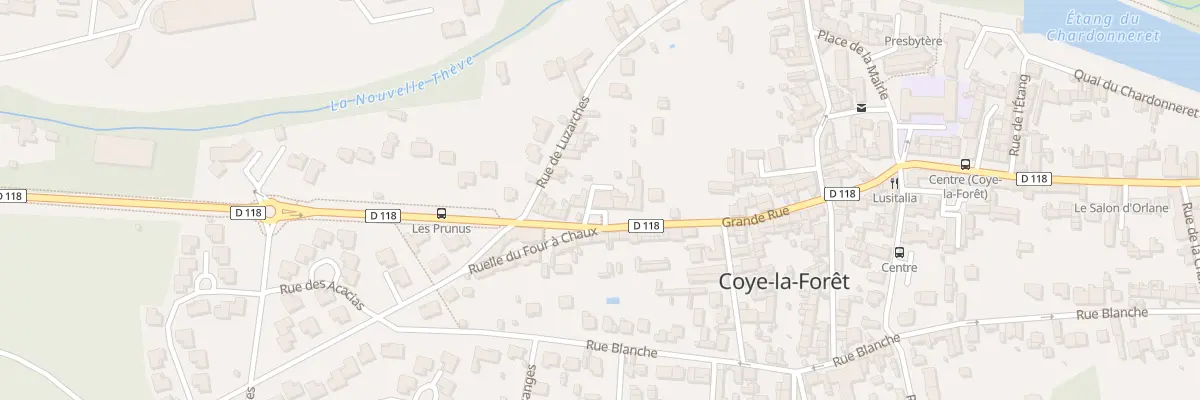 Plan du 72 Gr Grande Rue à Coye-la-Forêt