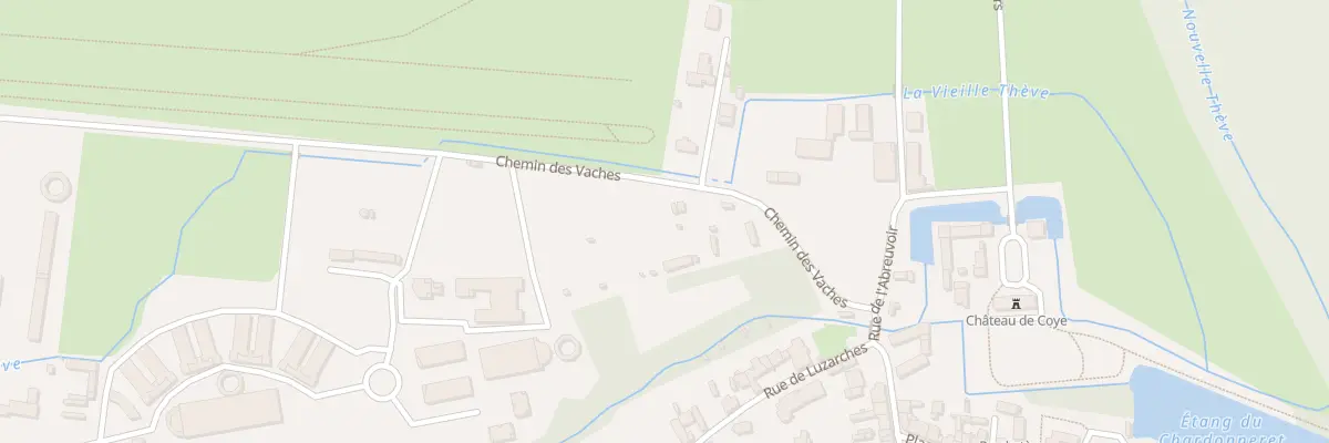 Plan du 7 Che des Vaches à Coye-la-Forêt