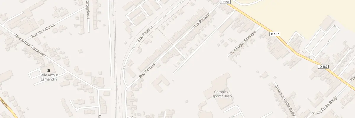 Plan du 53 Rue Pasteur à Isbergues