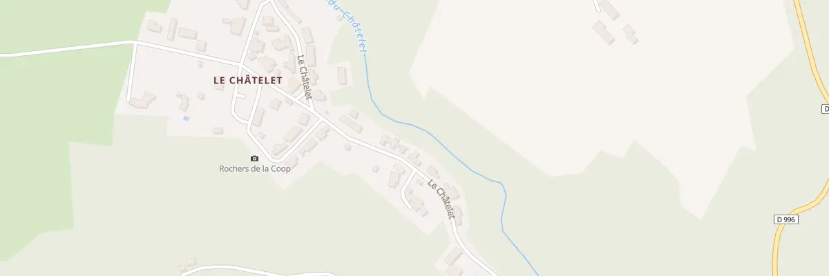 Plan du 38 Le Chatelet à Budelière