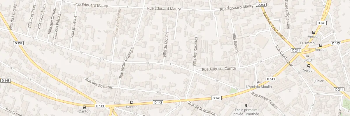 Plan du 116 Rue des Moulins à Fontenay-sous-Bois