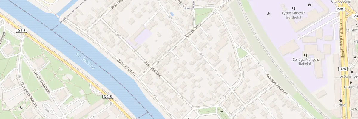 Plan du 33Q Rue Politzer à Saint-Maur-des-Fossés