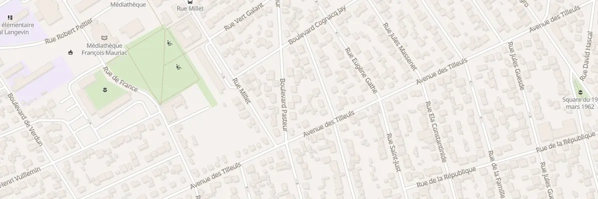 Plan du 8 Bd Pasteur à Goussainville