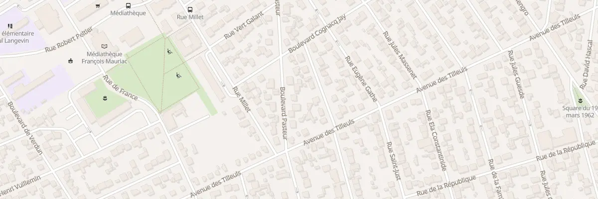 Plan du 10 Bd Pasteur à Goussainville