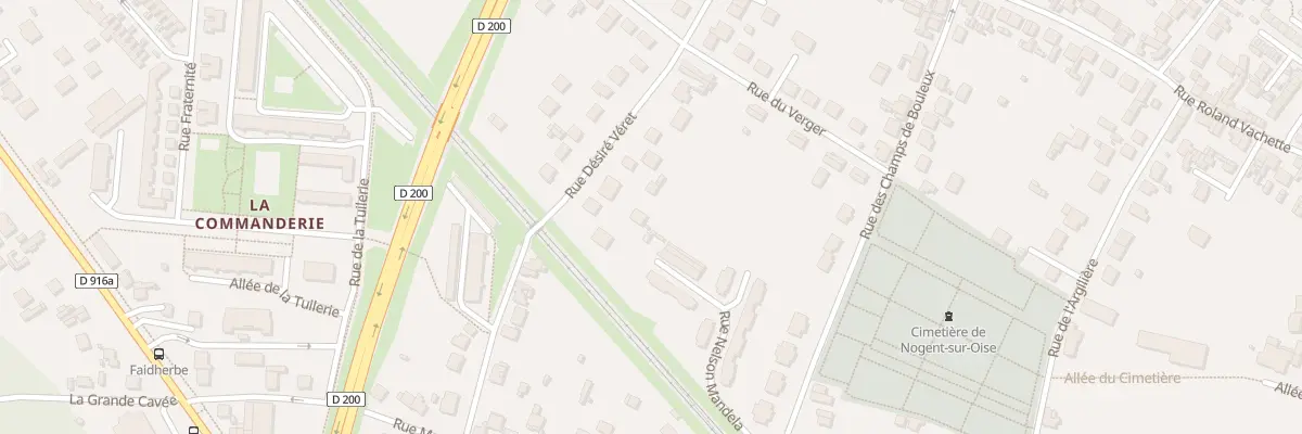 Plan du 25B Rue Désiré Véret à Nogent-sur-Oise