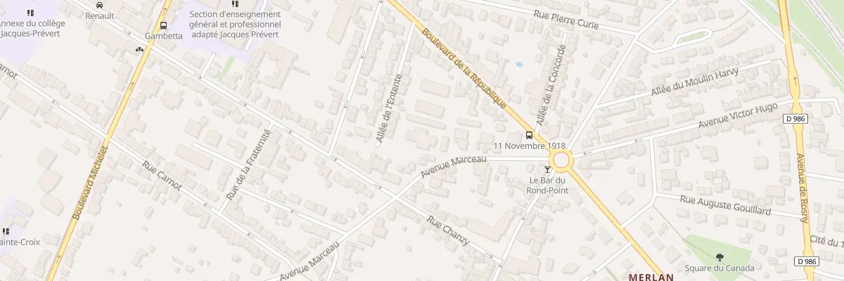 Plan du 123B Av Marceau à Noisy-le-Sec