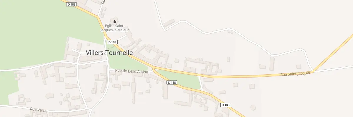 Plan du 21 Rue Saint Jacques à Villers-Tournelle