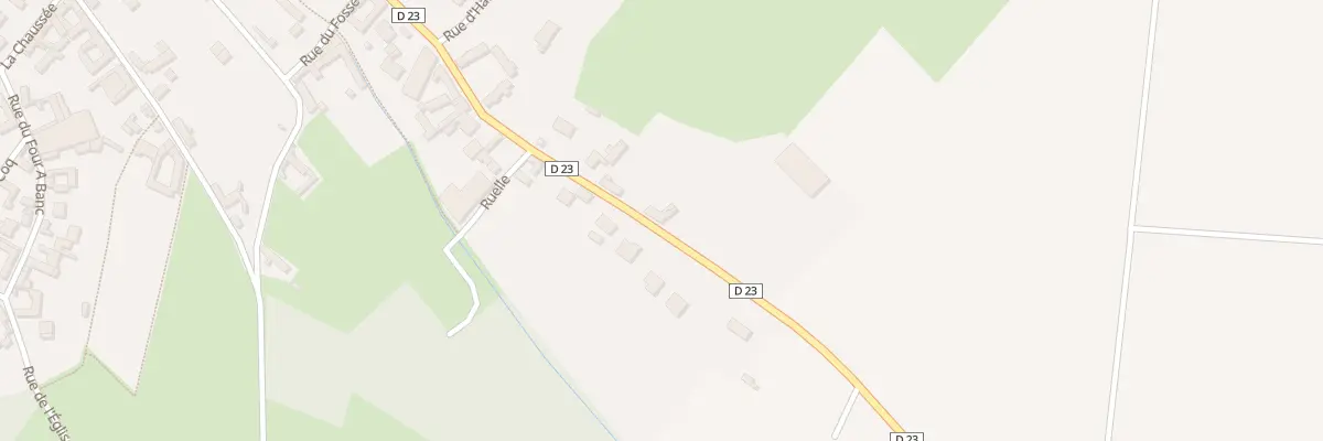 Plan du 23 Rue de Contay à Toutencourt
