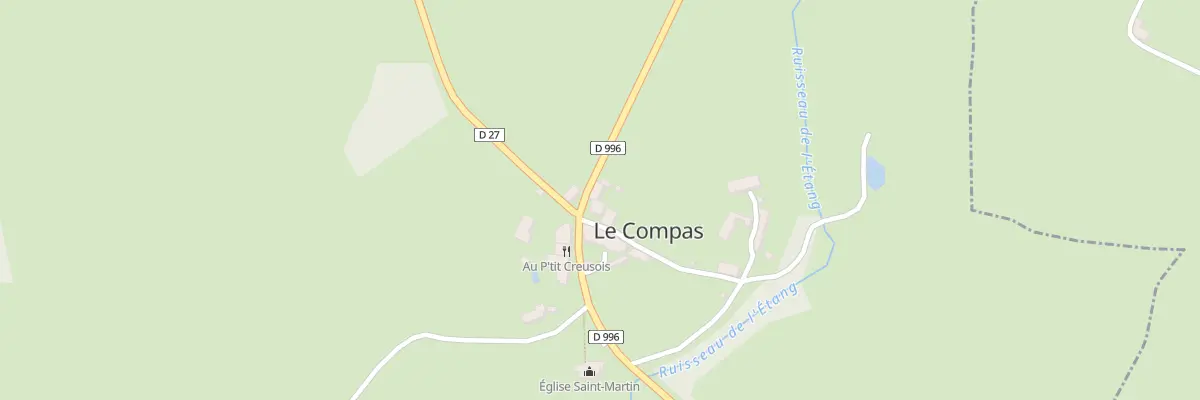 Plan du 1 Le Bourg au Compas