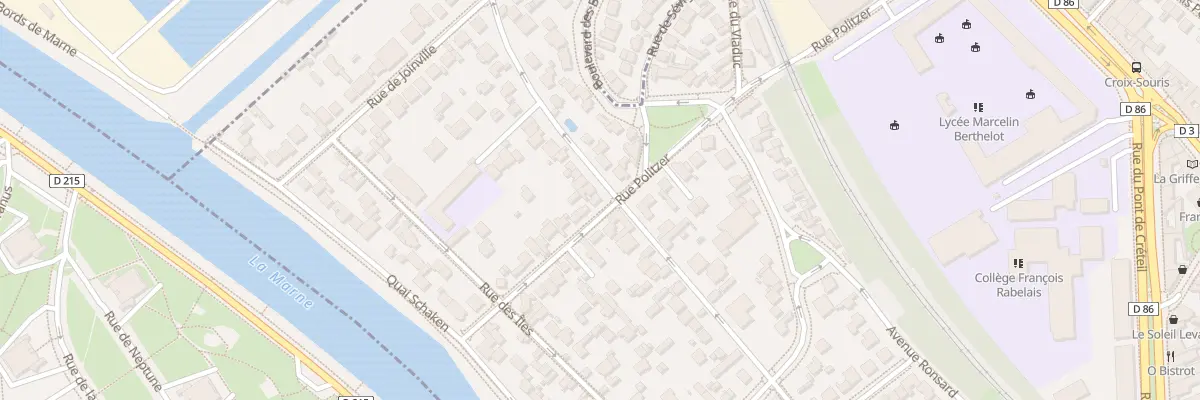 Plan du 10 Rue Politzer à Saint-Maur-des-Fossés