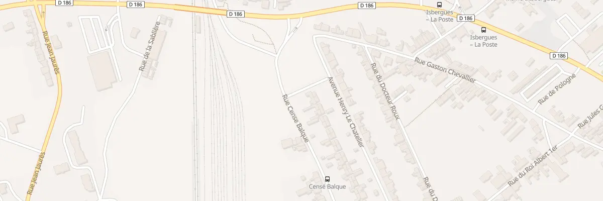 Plan du 47 Rue Cense Balque à Isbergues