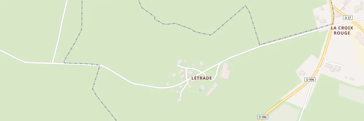 Plan du 2 Letrade aux Mars