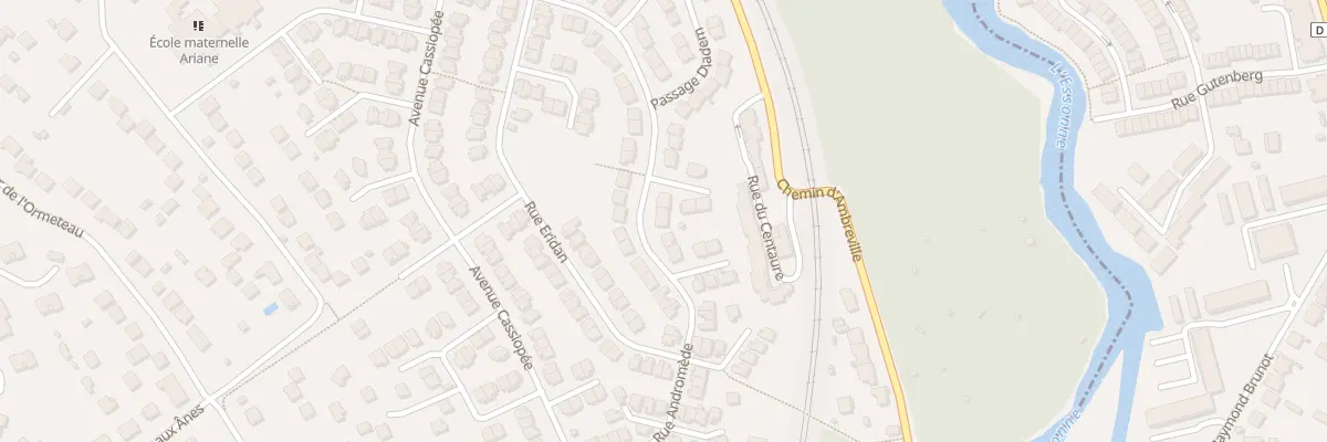 Plan du 27 Rue Andromède à Villabé